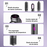 Cepillo eléctrico multifuncional 3 en 1 REMGINTON - Alisa, riza y da volumen en minutos