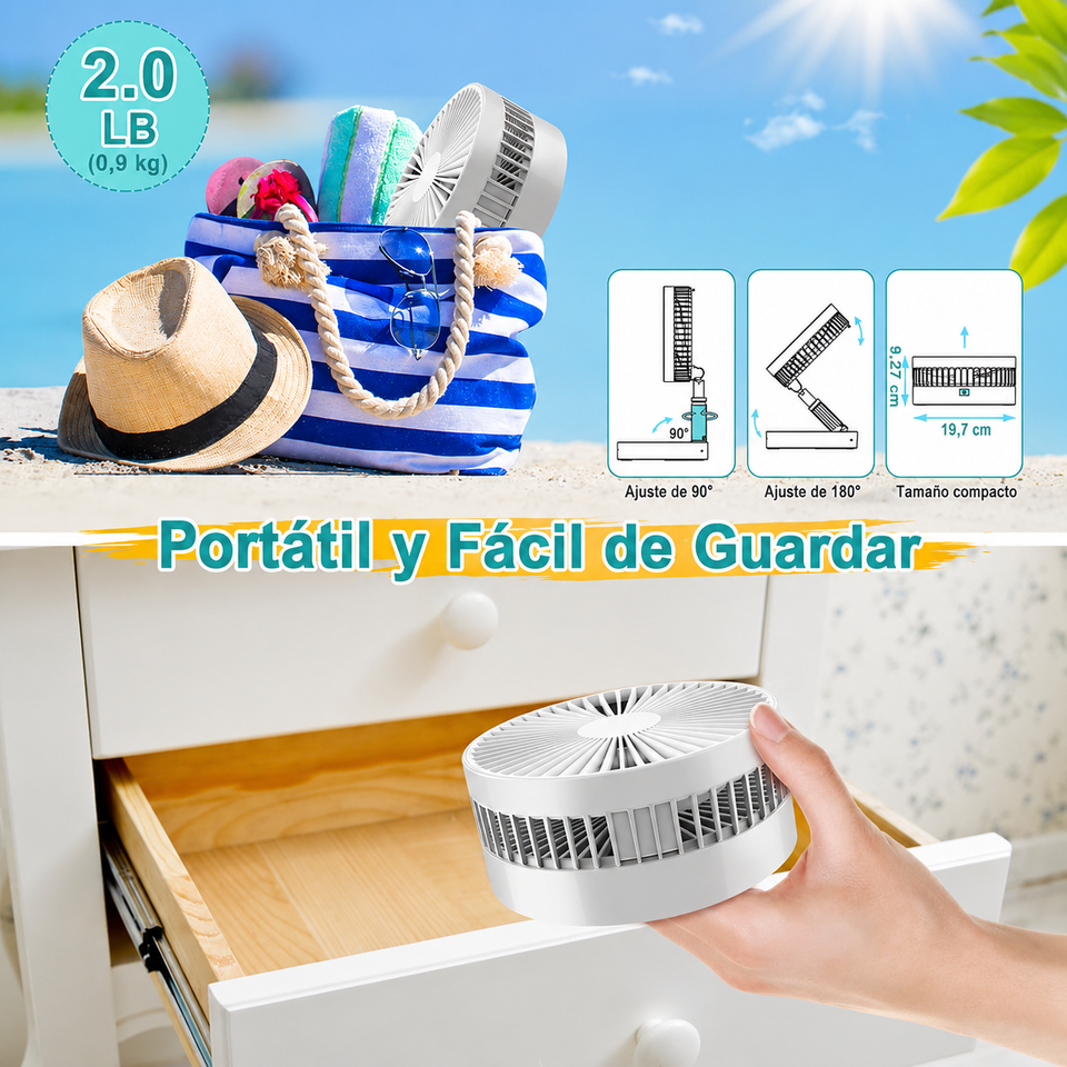 Ventilador plegable